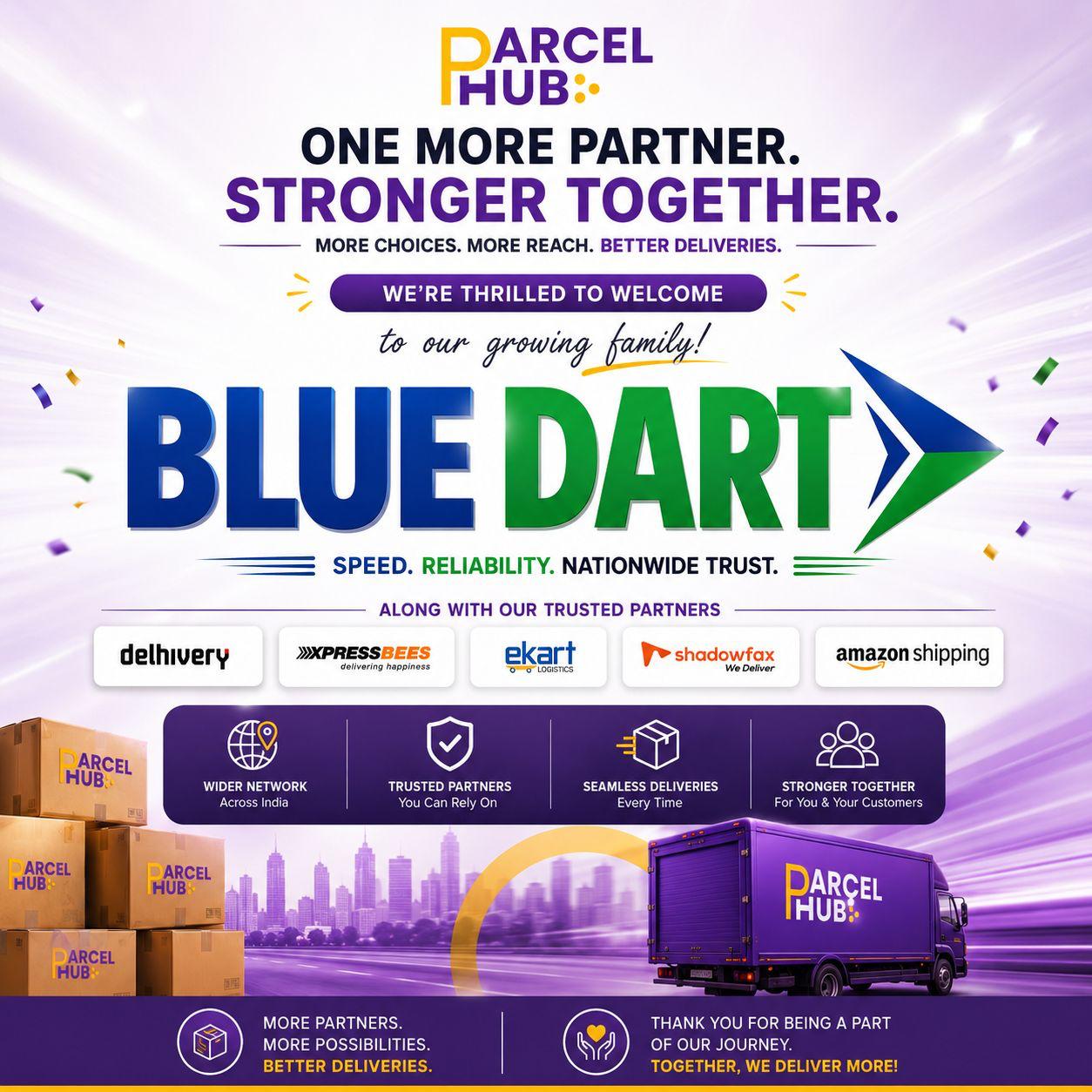 WELCOME BLUEDART